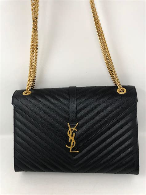 ysl bag black gold|ysl over the shoulder bag.